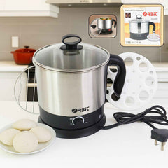 Electric Idli Cooker – 650W Stainless Steel Steamer for Healthy Meals