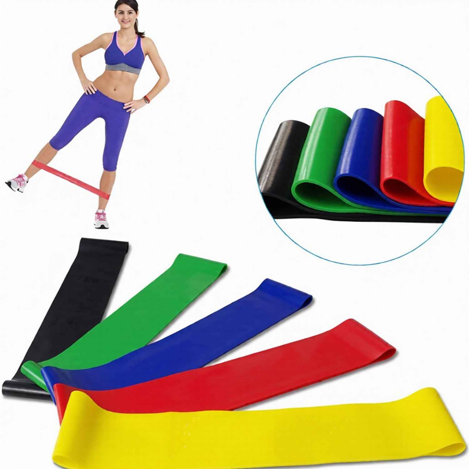 Elastic Resistance Exercise Bands – Full Body Workout Set for Home