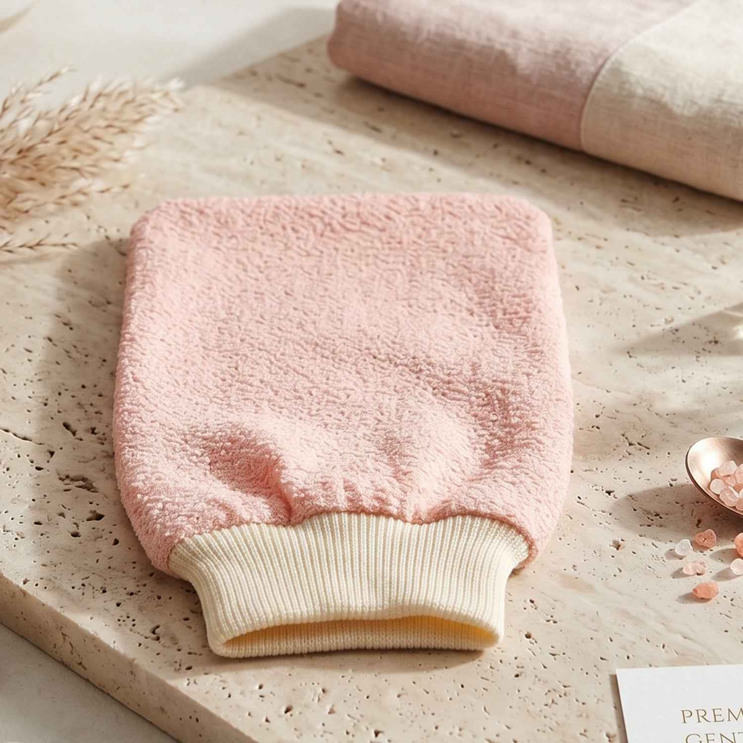 Soft Exfoliating Bath Scrub Glove Ð Gentle Skin Renewal Tool