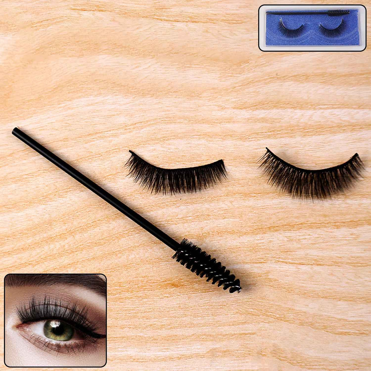 3D Mink Eyelashes Set – Lightweight Full Volume Lashes