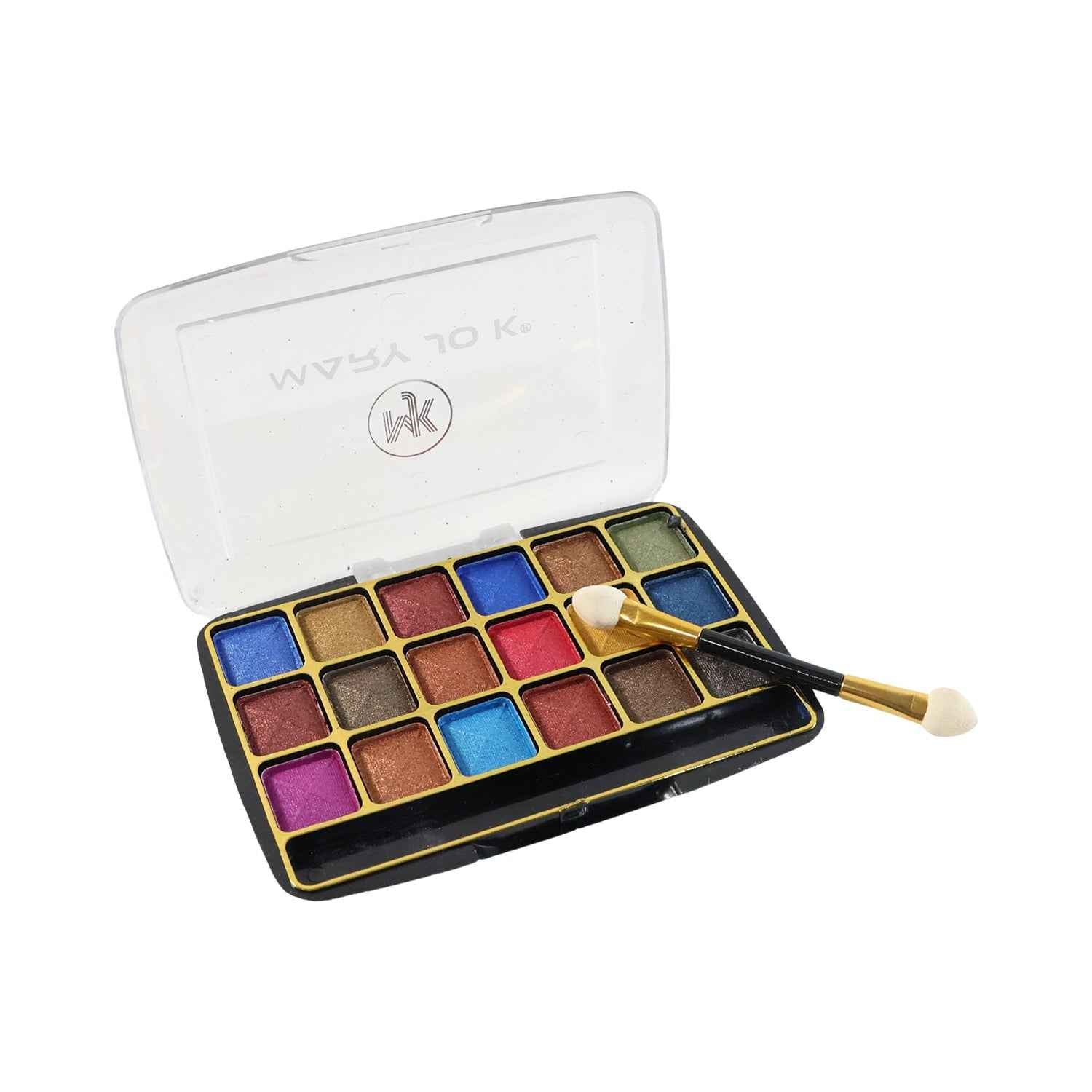18-Color Shimmer Eyeshadow Palette – Vibrant, Long-Lasting Shades