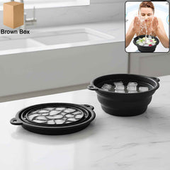 Silicone Ice Facial Bowl – Portable Foldable Cold Therapy