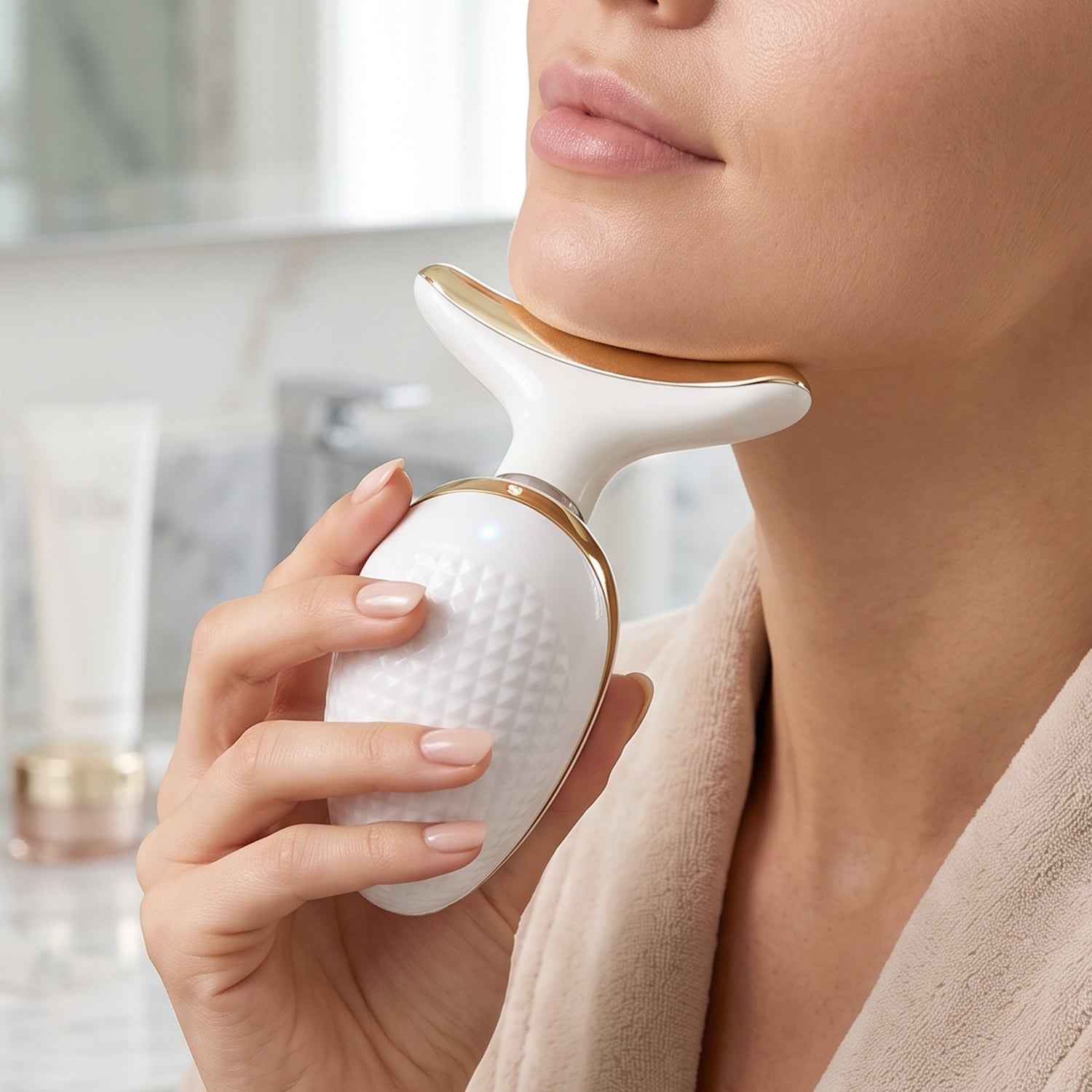 Electric Neck and Face Massager Lifting Firming Skin Care Beauty De...