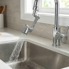 Adjustable 360° Rotating Faucet Head – Water Saving & Flexible Control