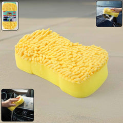 Microfiber Car Washing Sponge Ð Dual-Surface & Scratch-Free Finish