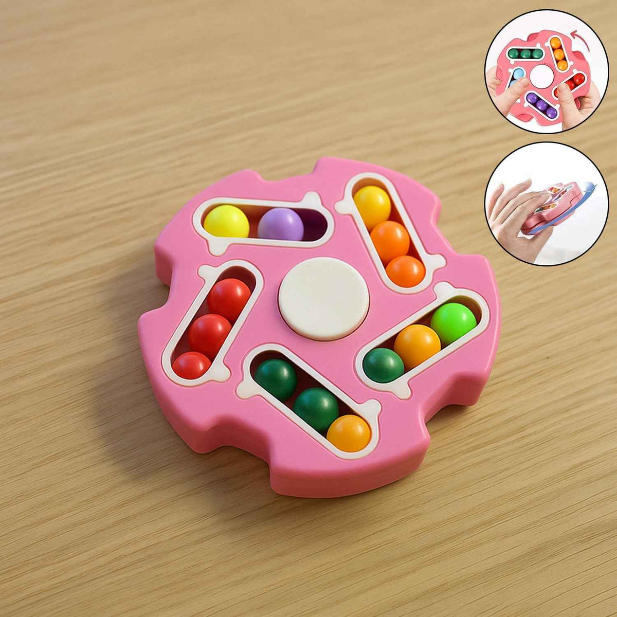 Fidget Magic Cube Spinner Toy – Stress Relief & Focus Enhancer