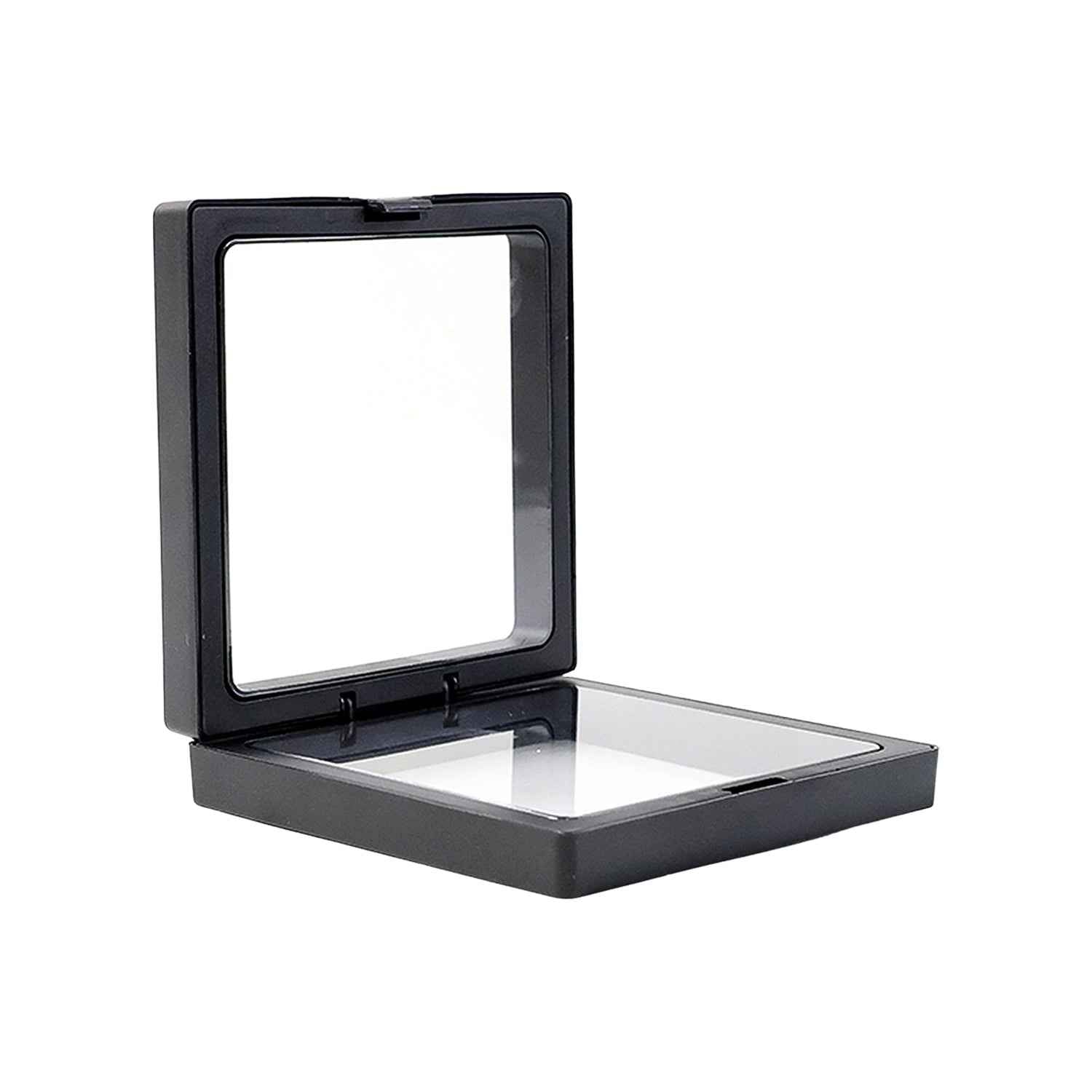Jewellery Display Box – Transparent Floating Frame Organizer 9x9 cm