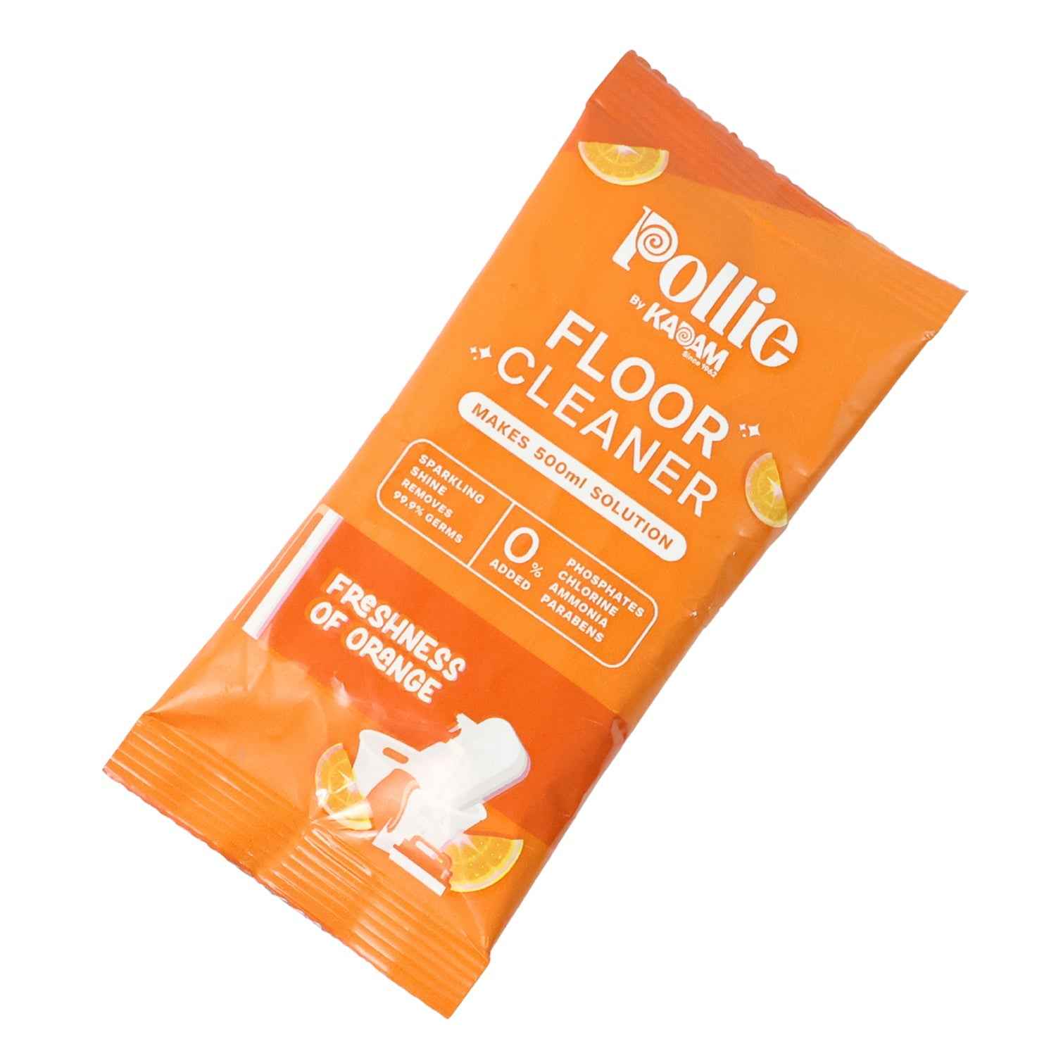 Concentrated Floor Cleaner Sachet – Quick-Dry Orange Fresh Shine