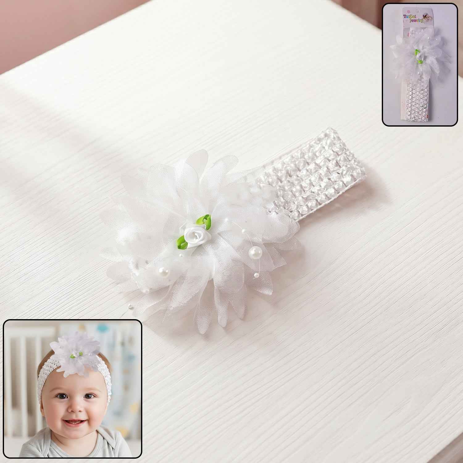 Baby Headbands Ð Comfortable and Stylish Floral Design for Babies