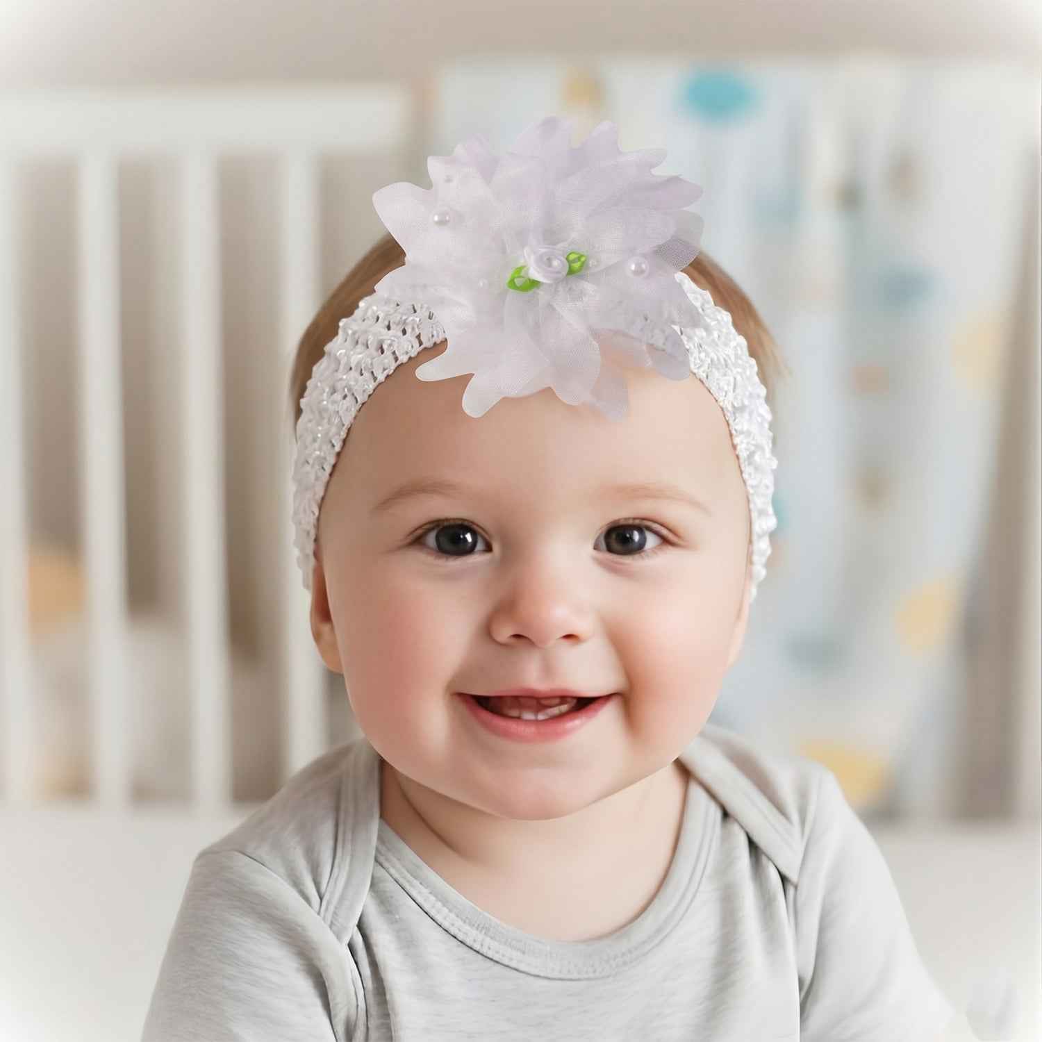Baby Headbands Ð Comfortable and Stylish Floral Design for Babies