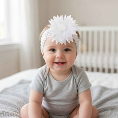 Baby Headband Ð Soft Elastic Floral Design for Comfort & Style