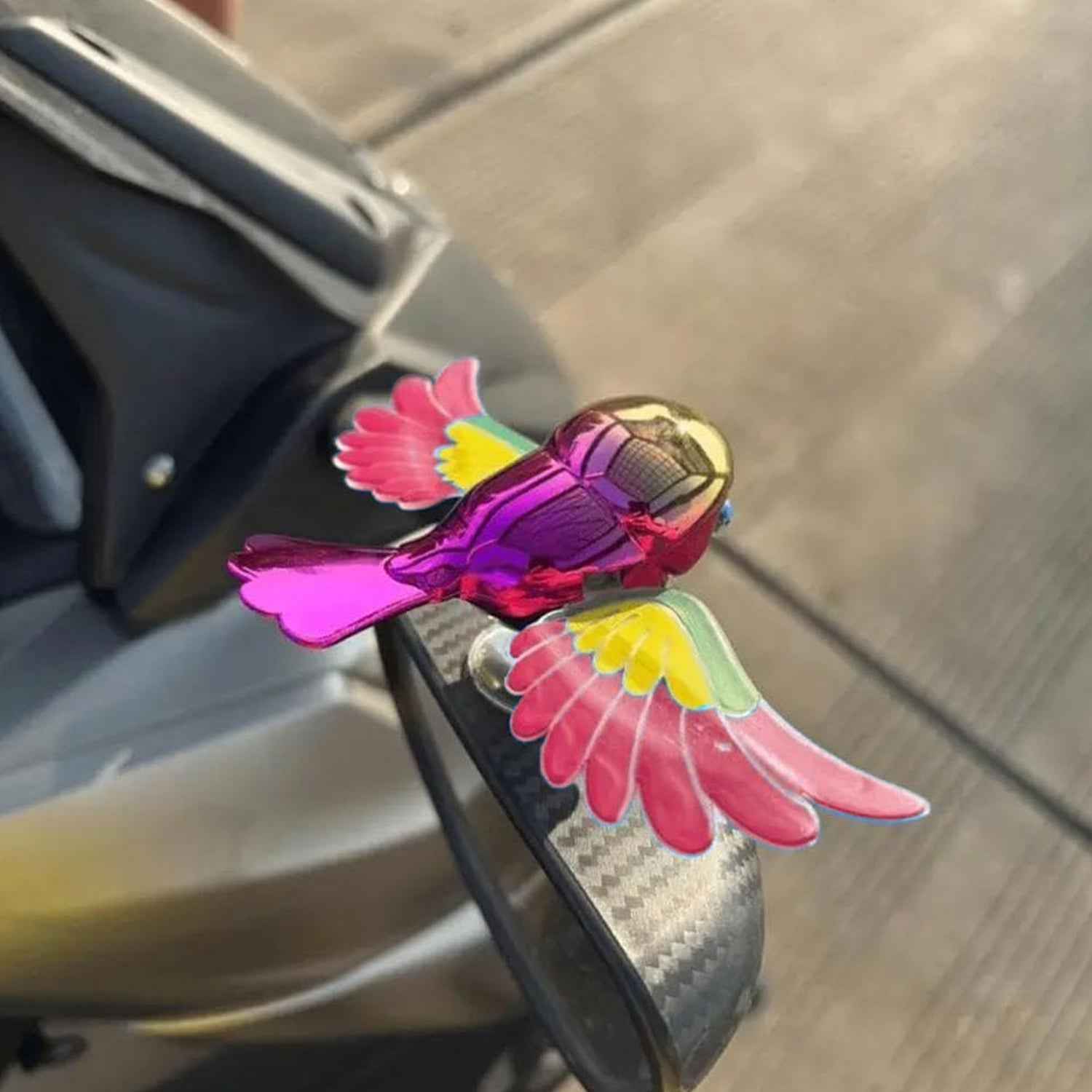 Wind Flying Bird Dashboard Decoration – Lifelike Wing Motion