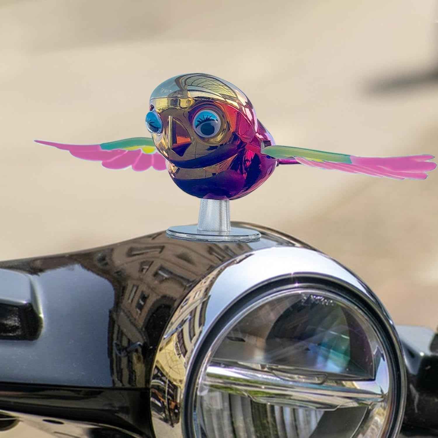 Wind Flying Bird Dashboard Decoration – Lifelike Wing Motion