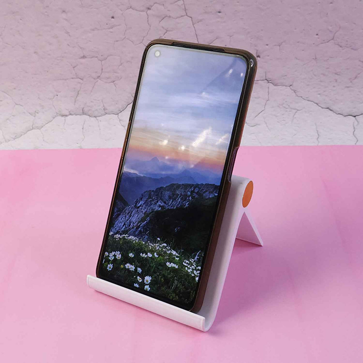 Foldable Mobile Stand – Slim & Portable Desktop Phone Holder