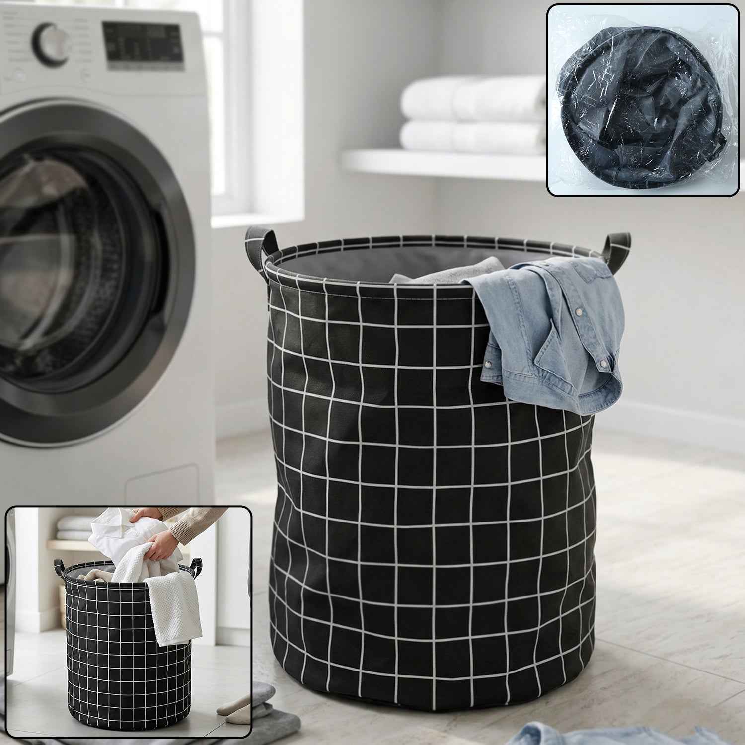 Foldable Laundry Basket Ð Spacious & Space-Saving for Home