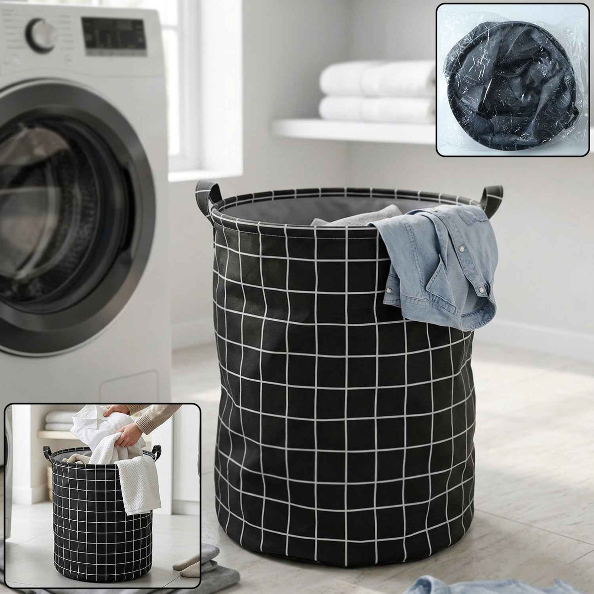 Foldable Laundry Basket Ð Spacious & Space-Saving for Home
