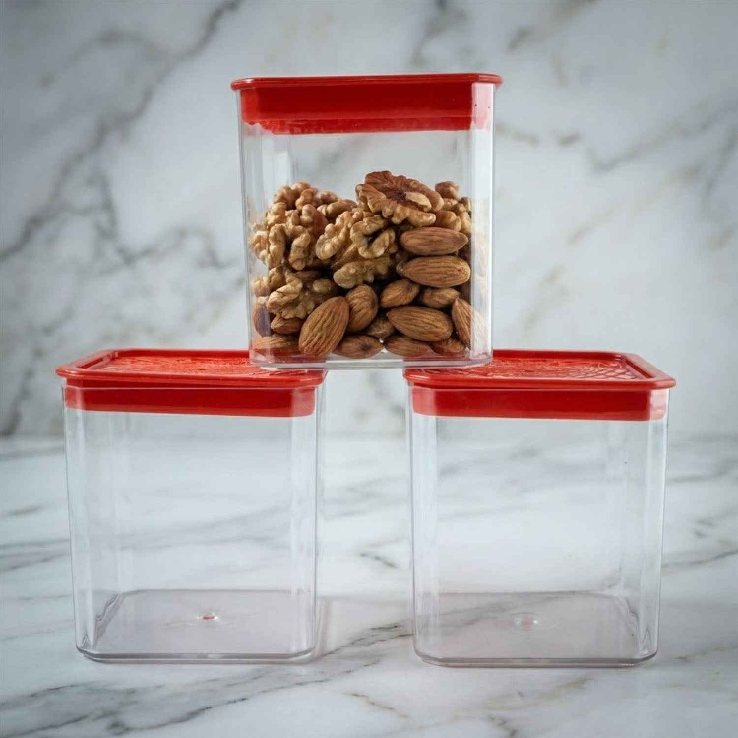 Airtight Food Storage Container Set – 3 Pieces, 350 ml Each