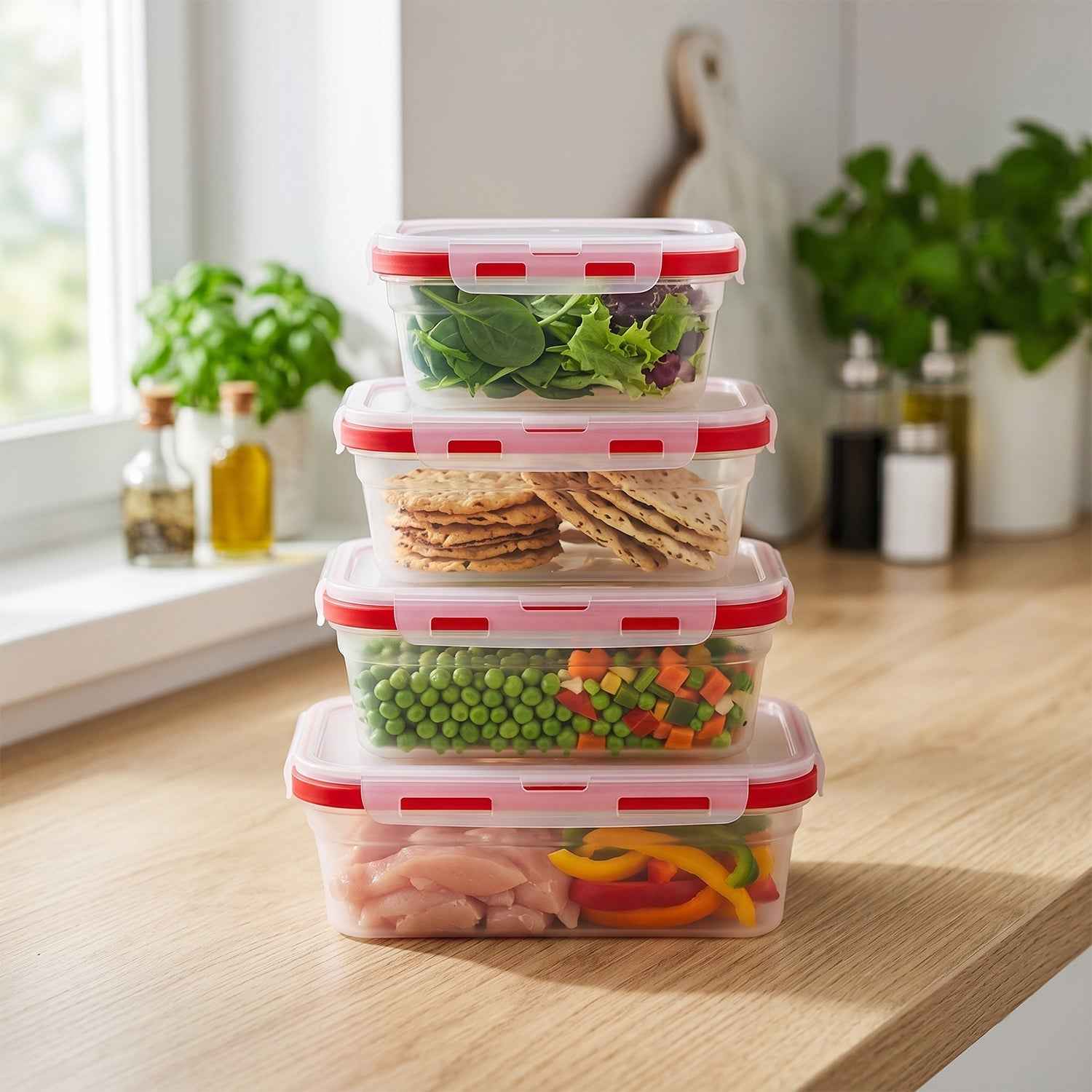 Collapsible Food Storage Container Set Ð Space-Saving & Airtight
