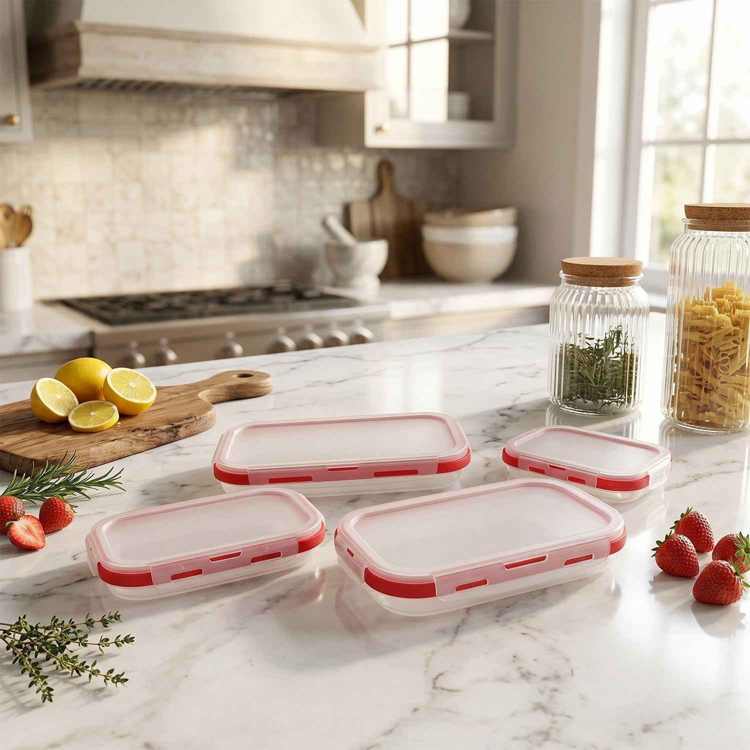 Collapsible Food Storage Container Set Ð Space-Saving & Airtight