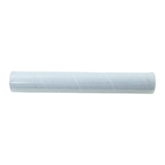 Food cling wrap being used to cover bowls