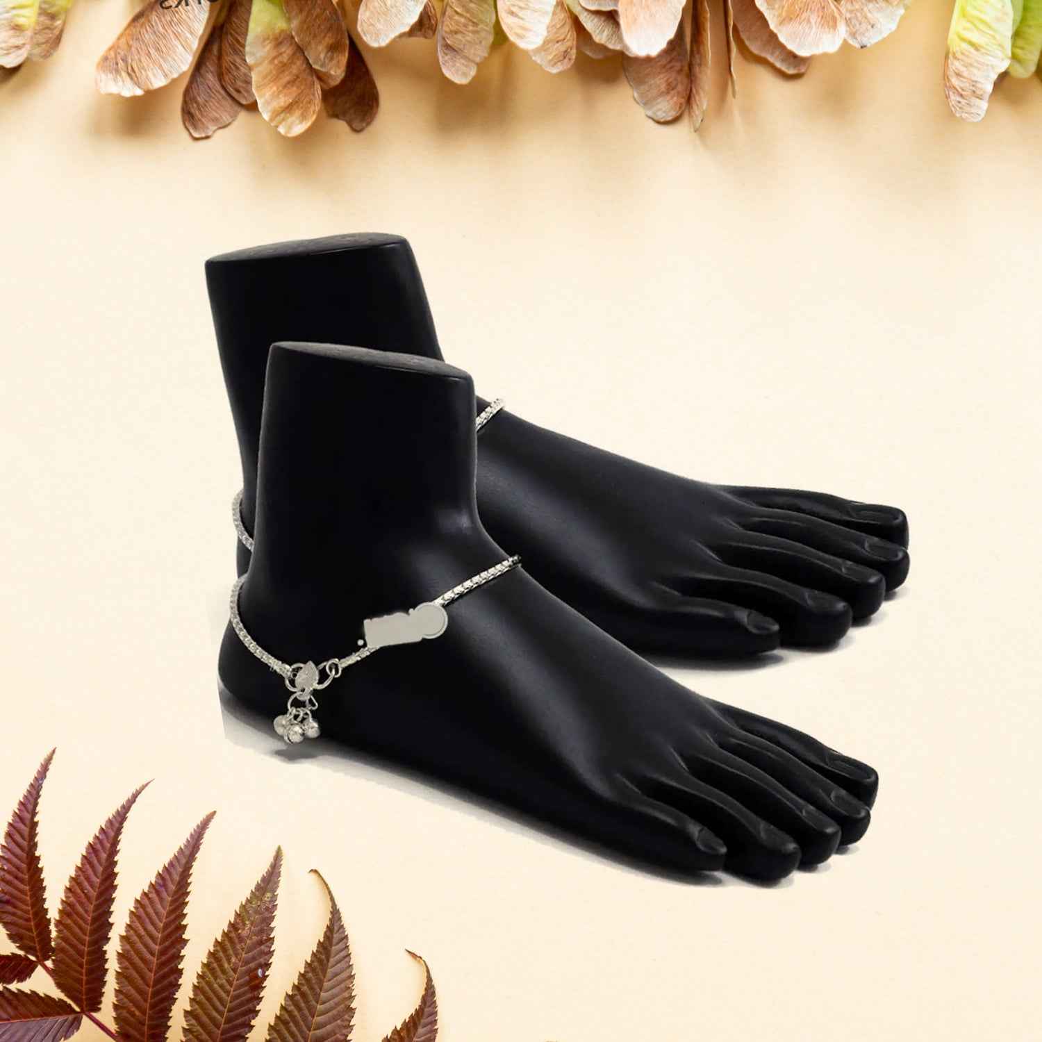 Foot Mannequin Display Stand Pair – Premium Black for Jewellery