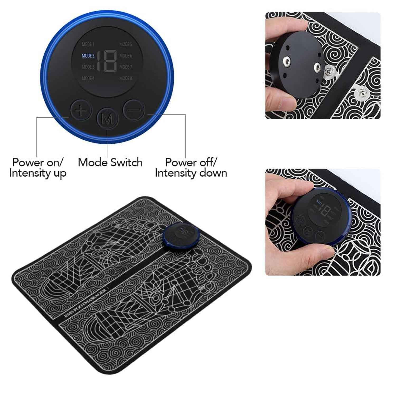EMS Foot Massage Mat – USB Powered Relaxation & Recovery