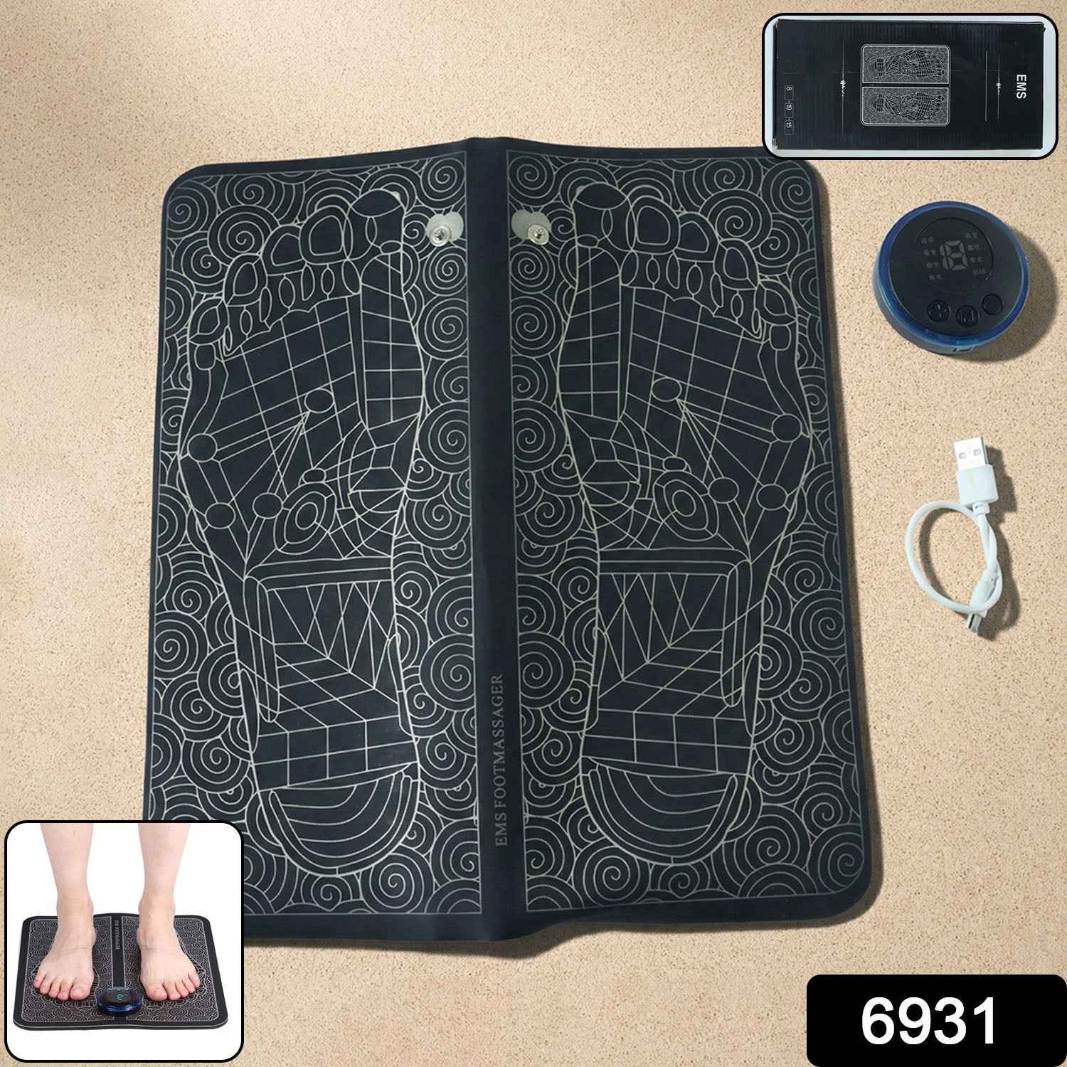 EMS Foot Massage Mat – USB Powered Relaxation & Recovery