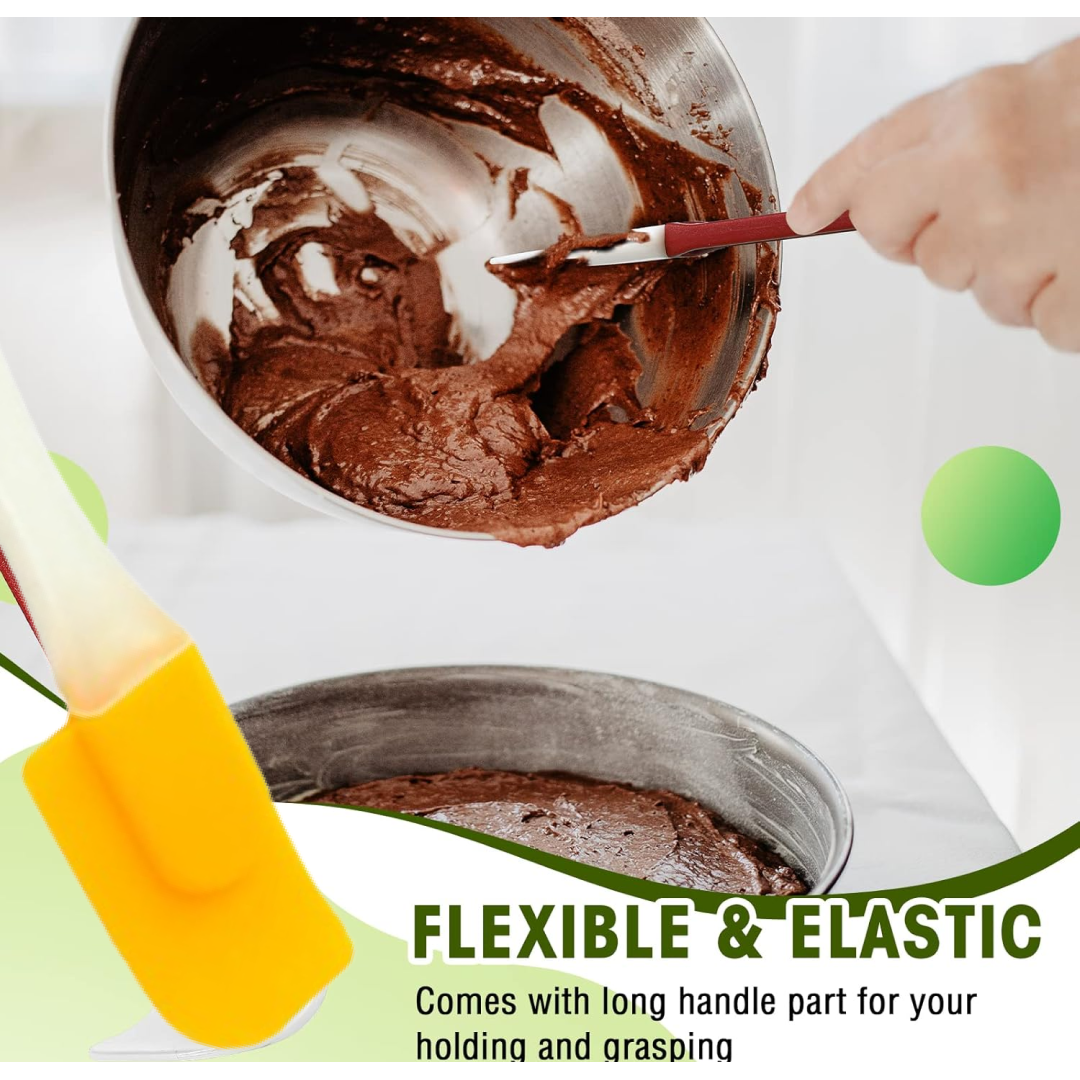 Silicone Cooking Spatula – 18 cm Heat Resistant | Bake & Dwell