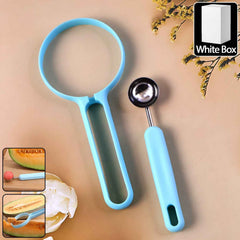 Melon Baller – Multi-Function Fruit Cutter with Silicone Handle