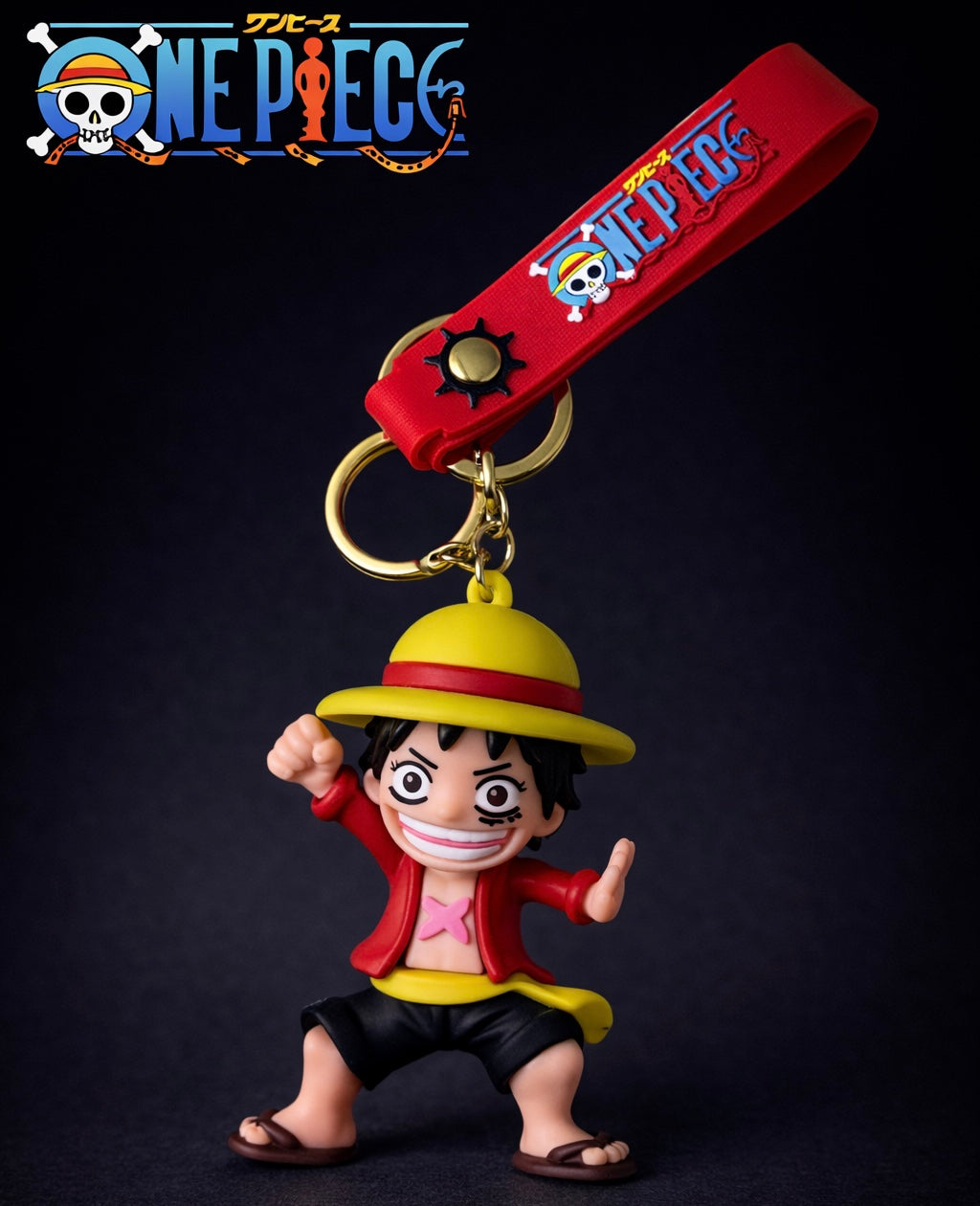 One-piece Luffy D Monkey - 4 keychain