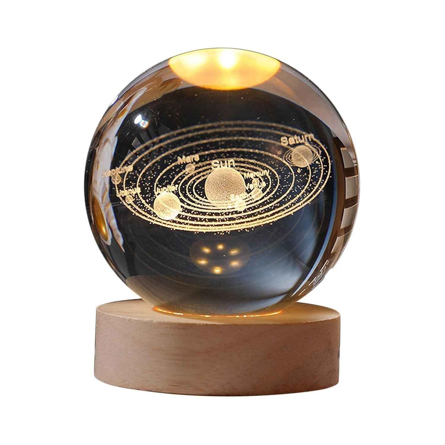 Astronomy Crystal Ball Lamp – 3D Night Light | Indo Glow