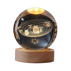 Astronomy Crystal Ball Lamp – 3D Night Light | Indo Glow