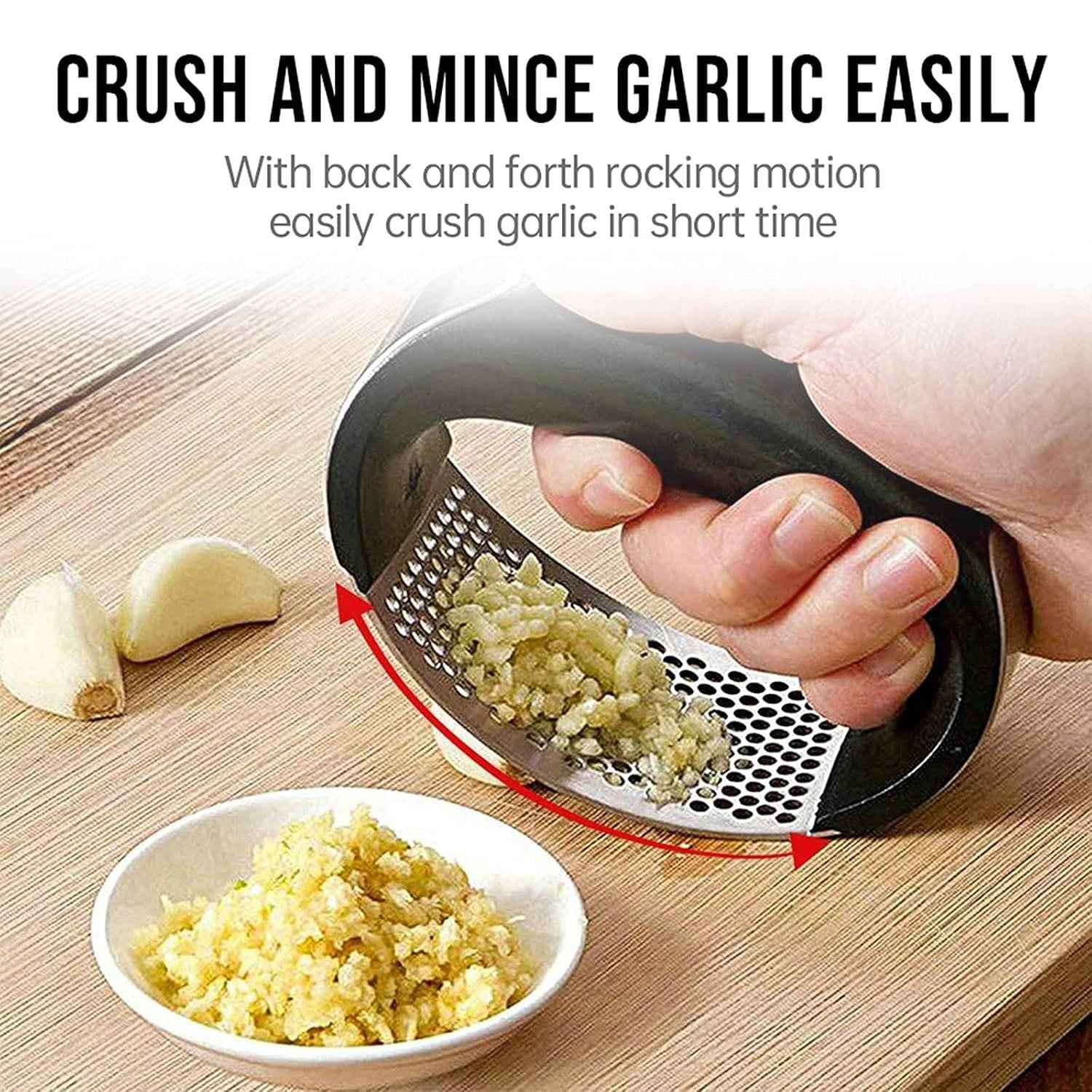 Garlic Press Tool – Heavy-Duty & Ergonomic Kitchen Set
