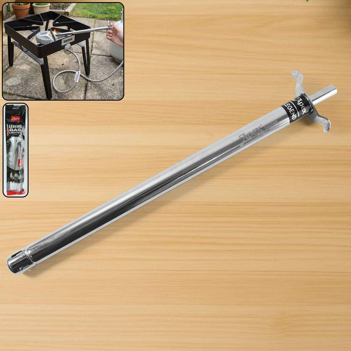 Gas Stove Lighter – Extra-Long 1.5-Foot Stainless Steel Reach