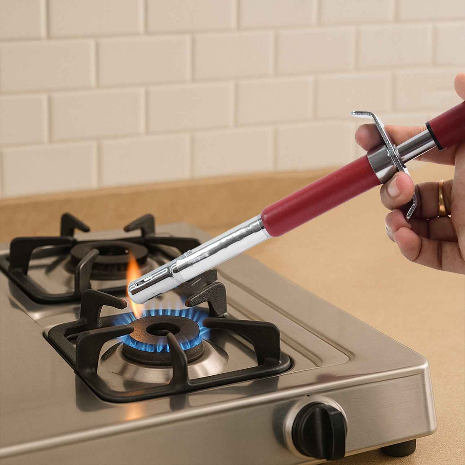 Gas Lighter – Durable Stainless Steel Ignition for Kitchen