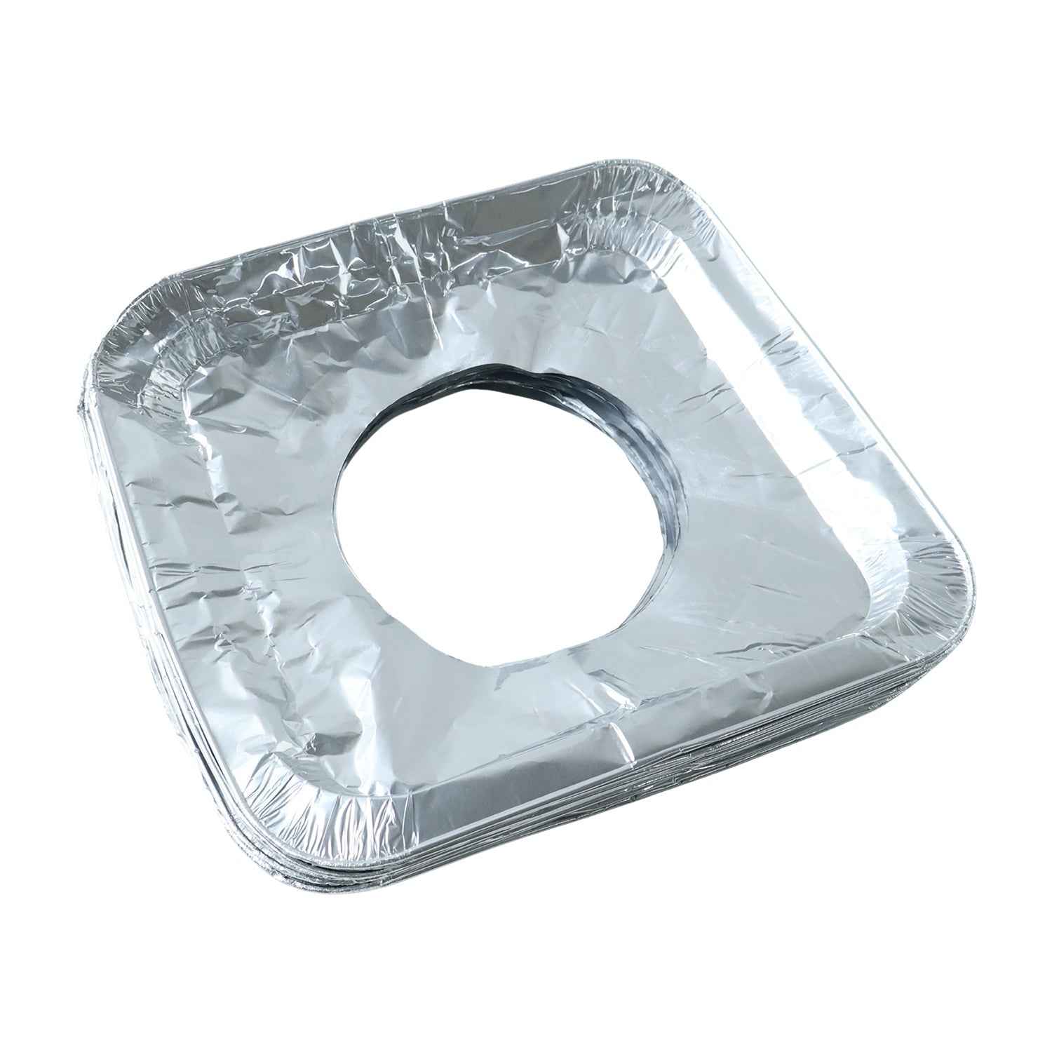 Aluminium Gas Stove Protector Covers – 10 Pc Disposable 23x23 cm