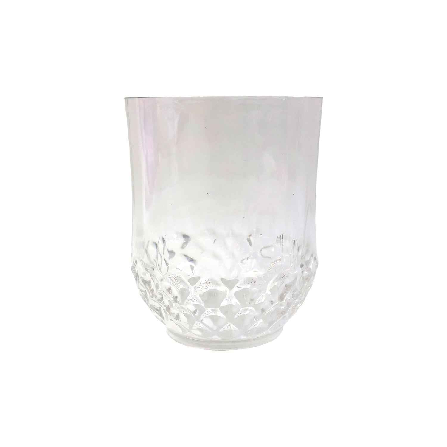 Diamond-Pattern Drinking Glass Set – Elegant 6-Piece Tumbler Set