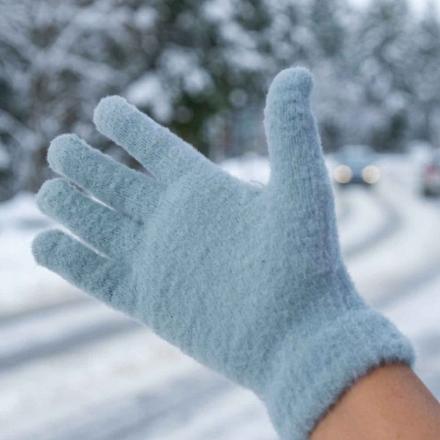 Fleece Winter Gloves Ð Cozy Full Finger Hand Warmers for Men & Women
