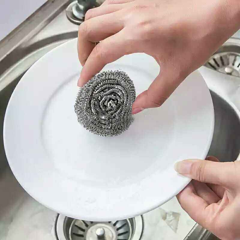 Stainless Steel Scrubber – Heavy Duty & Rust-Proof | Velvet Wipe