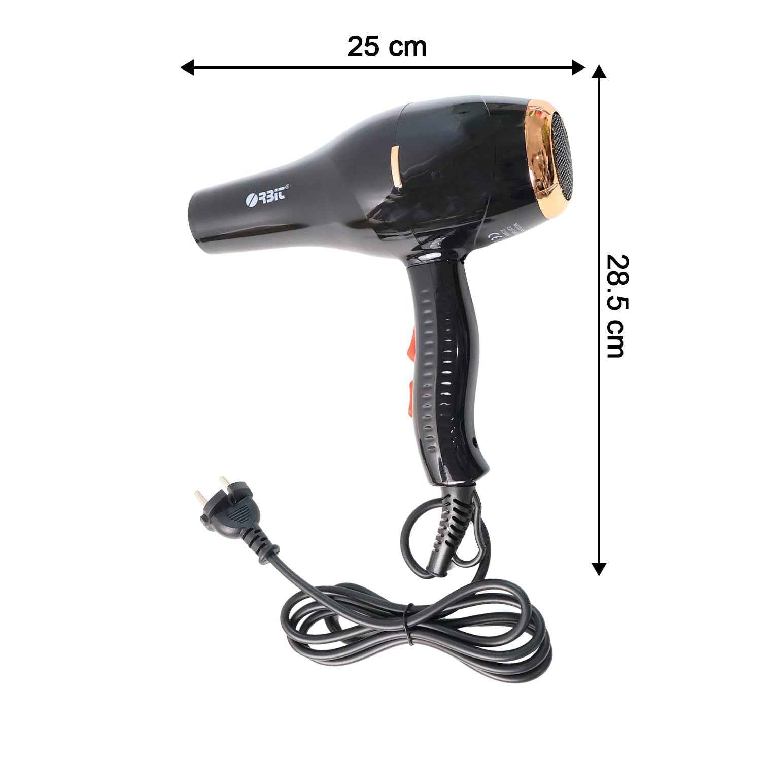 Professional Hair Dryer – Quick Drying with Concentrator Nozzle