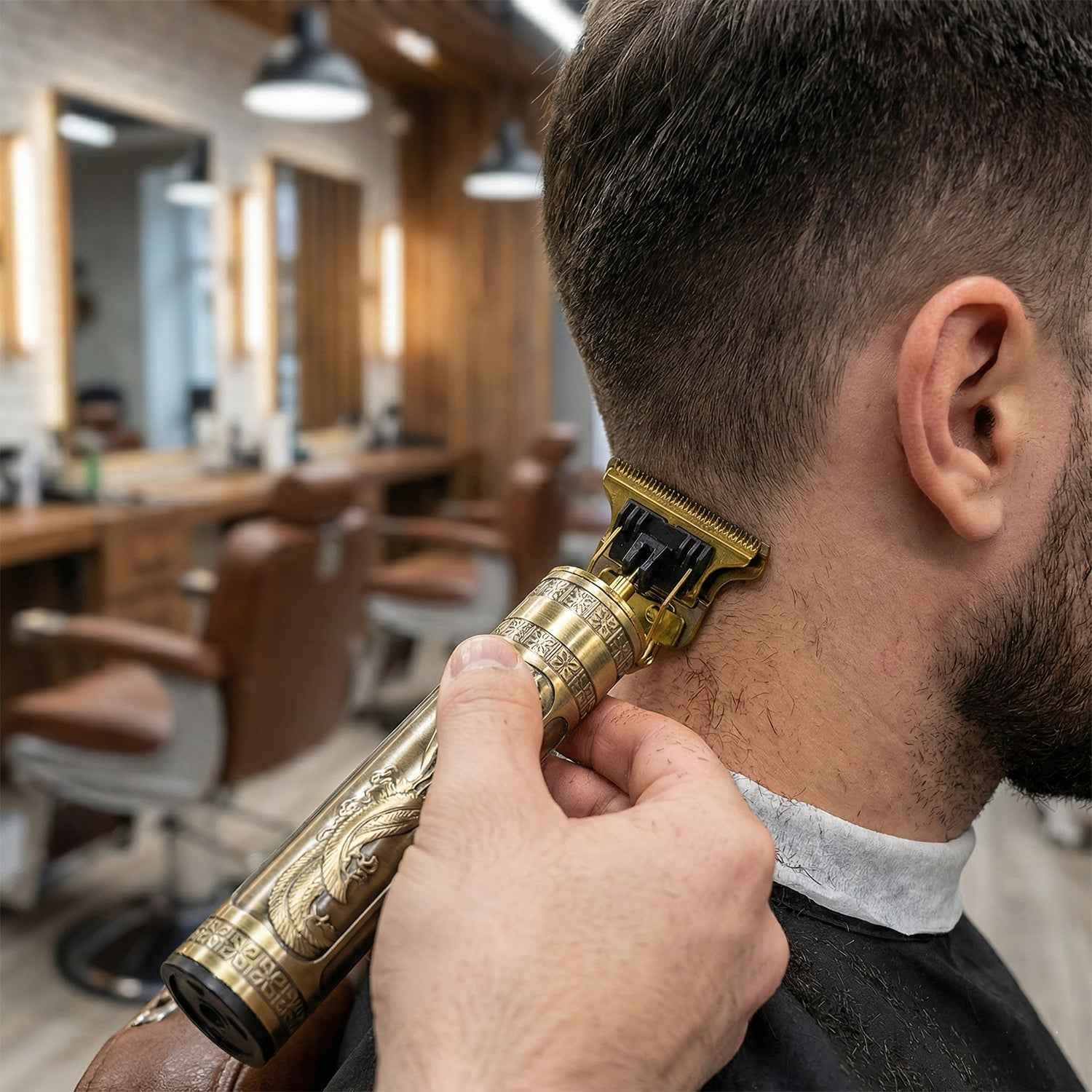 Electric Hair Trimmer – Precision Blade with Multi Comb Attachments