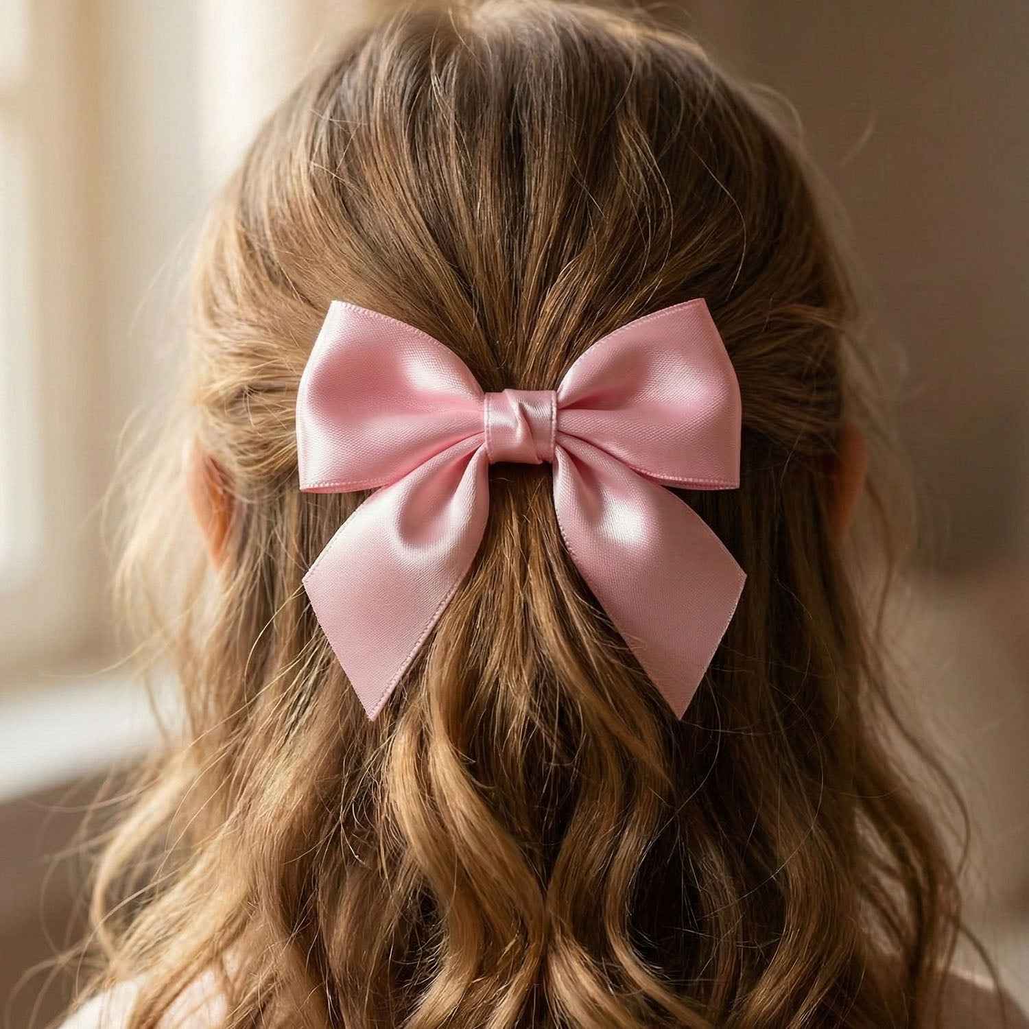 Satin Hair Bow Clip – Stylish & Comfortable Hair Accessory