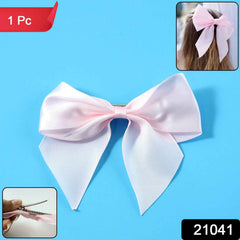 Satin Hair Bow Clip – Stylish & Comfortable Hair Accessory