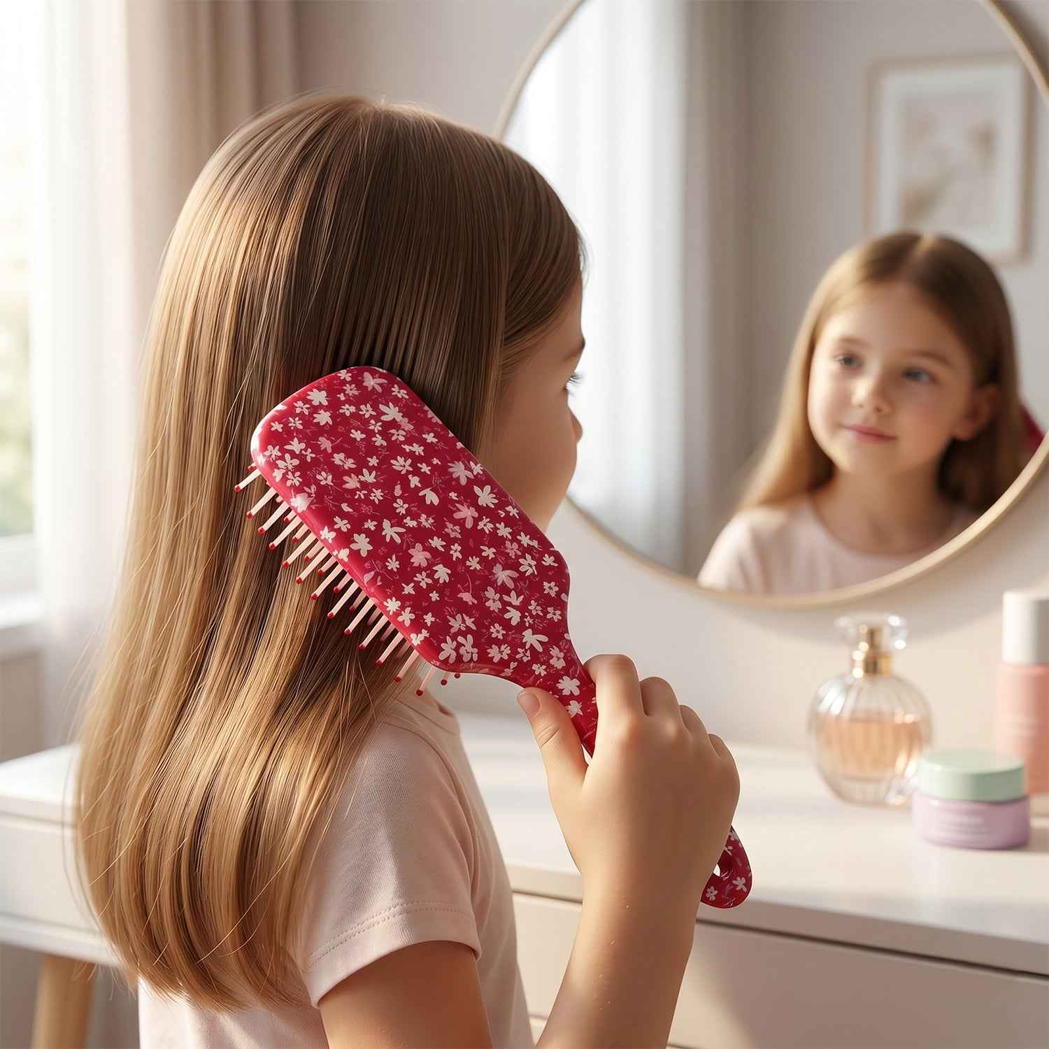 Kids Hair Comb Ð Colorful Cartoon Designs for Gentle Detangling