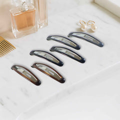Snap Hair Clips for Women – Strong Hold, Non-Slip 6 Pc Set