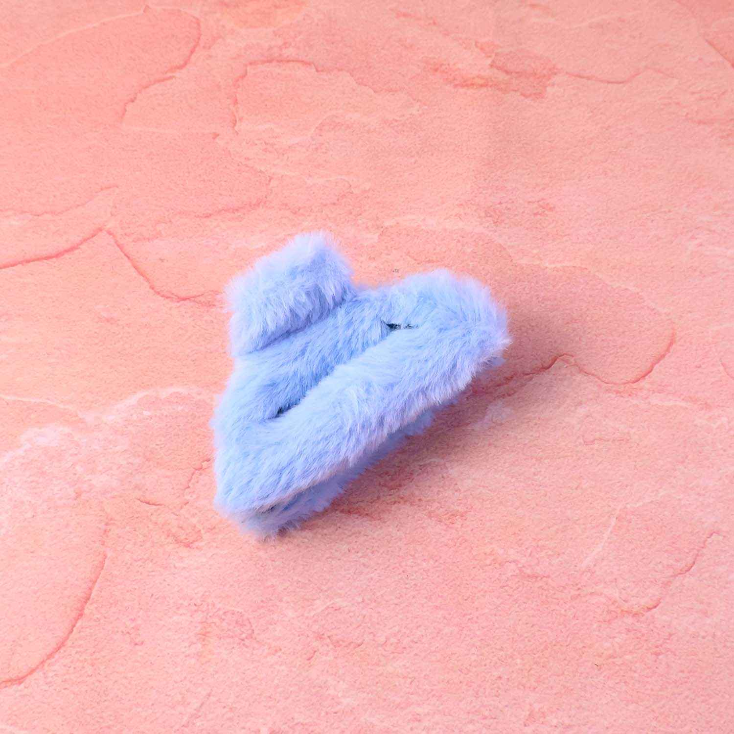 Soft Faux Fur Hair Claw Clip – Big Size Fluffy Grip