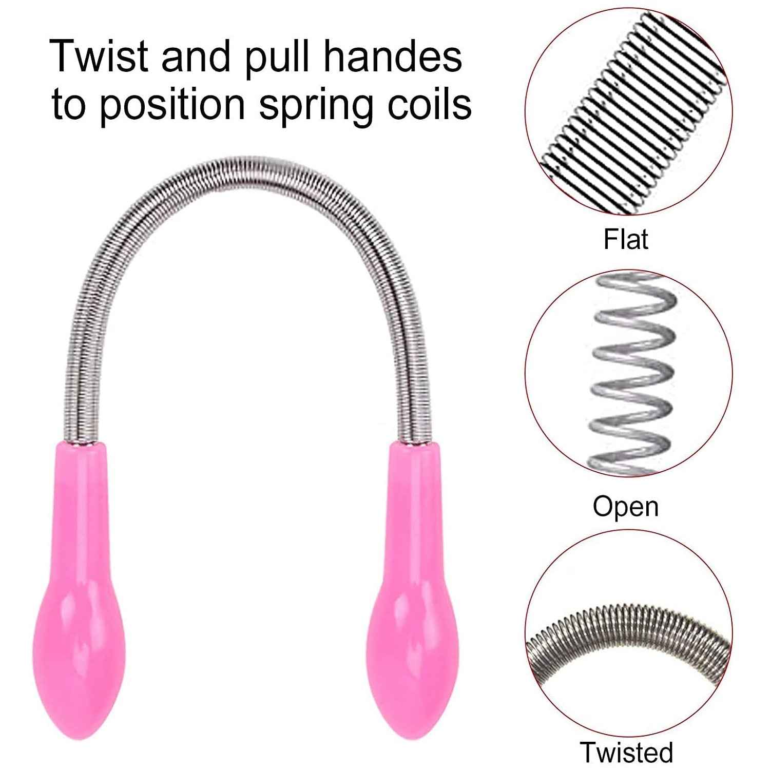 Facial Hair Remover Spring Tool – Gentle, Painless Epilator