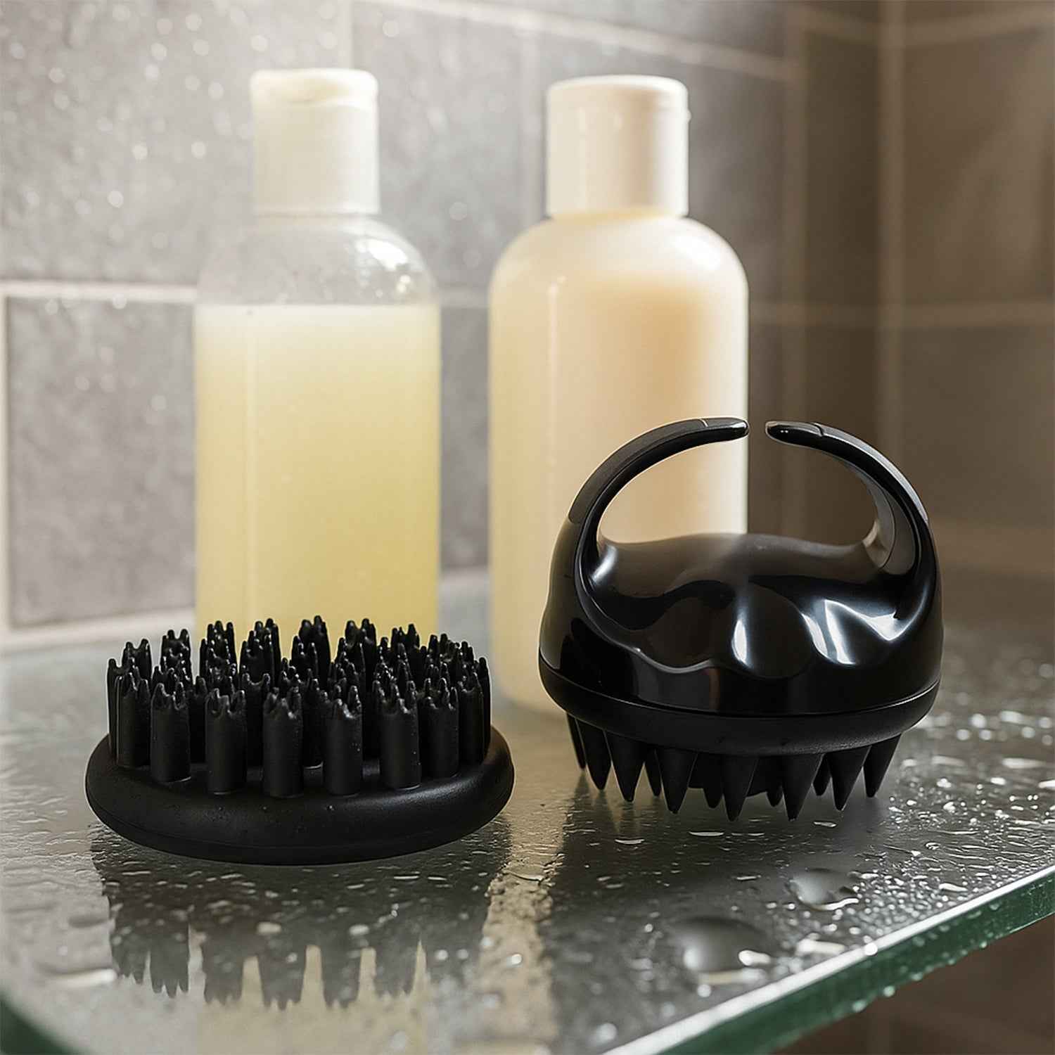 Scalp Massager Shampoo Brush – Soft Silicone Deep Cleansing