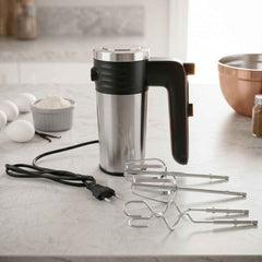 Electric Hand Mixer 500W with Beaters Dough Hooks for Cake and Baking (1 Pc)