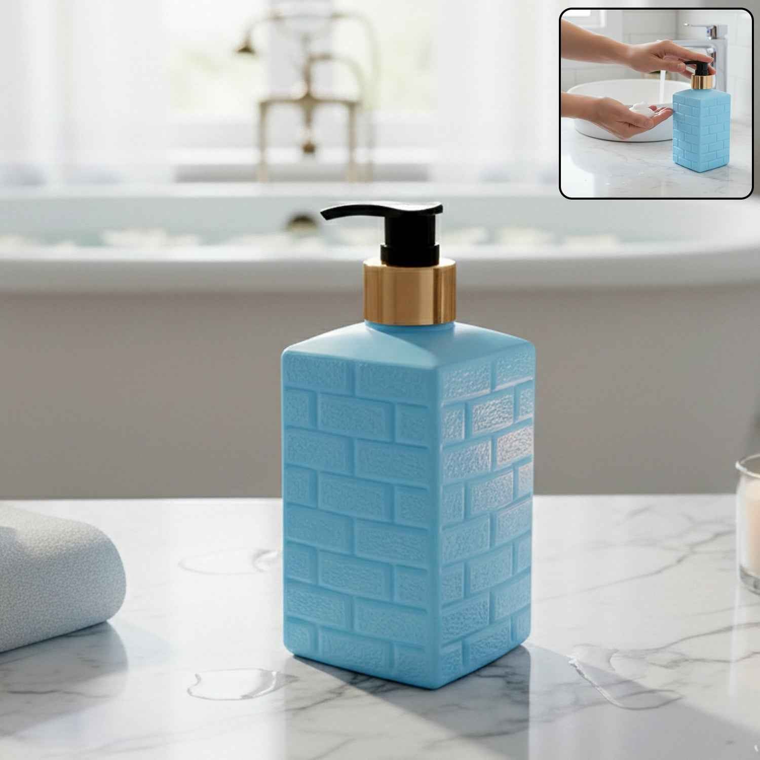 Plastic Soap Dispenser – Leak-Resistant & Refillable Pump Bottle